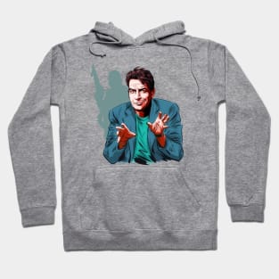 Charlie Sheen - An illustration by Paul Cemmick Hoodie